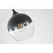 DU Series Pendant Ceiling Light, Round Black